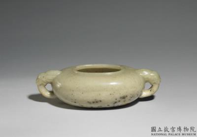 图片[2]-Jade vessel with animal-shaped handles, Qing dynasty, Qianlong reign (1736-1795)-China Archive